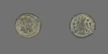 Coin Depicting the Hero Hercules, 211-222. Creator: Unknown