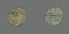 Coin Depicting the Hero Hercules, 2nd-1st century BCE. Creator: Unknown