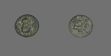Coin Depicting the Hero Herakles, 2nd-1st century BCE. Creator: Unknown