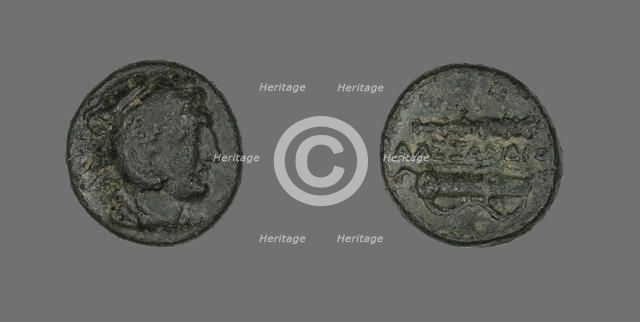 Coin Depicting the Hero Herakles, 336-323 BCE. Creator: Unknown.
