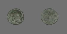 Coin Depicting the Hero Herakles, 4th century BCE. Creator: Unknown
