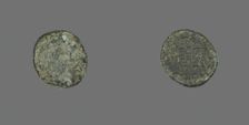 Coin Depicting the Hero Herakles or the God Dionysos (?), 3rd century BCE and later. Creator: Unknown