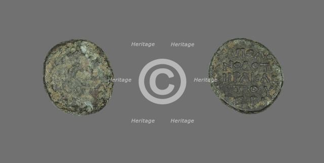 Coin Depicting the Hero Herakles or the God Dionysos (?), 3rd century BCE and later. Creator: Unknown.