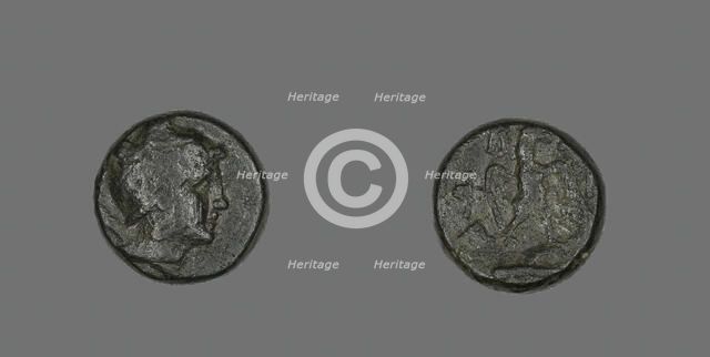 Coin Depicting the Hero Perseus, 220-178 BCE. Creator: Unknown.
