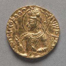 Coin: Havishka (obverse), c. 106-149 AD. Creator: Unknown