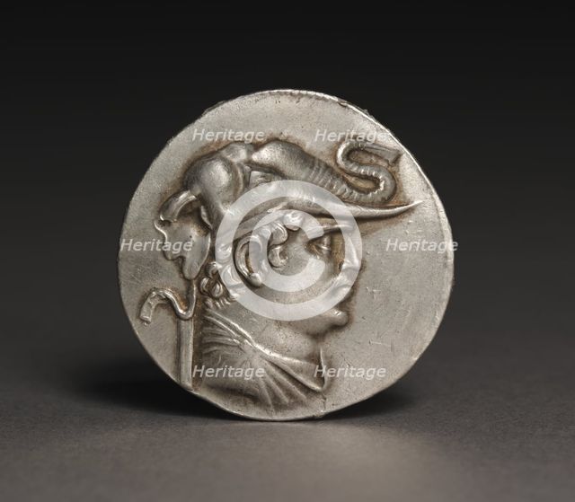 Coin of Demetrios, I (obverse), 200-190 BC. Creator: Unknown.