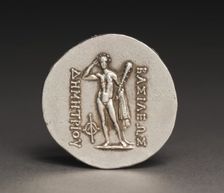 Coin of Demetrios, I (reverse), 200-190 BC. Creator: Unknown