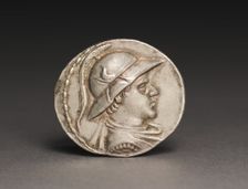 Coin of Eukratides I, 170-145 BC. Creator: Unknown