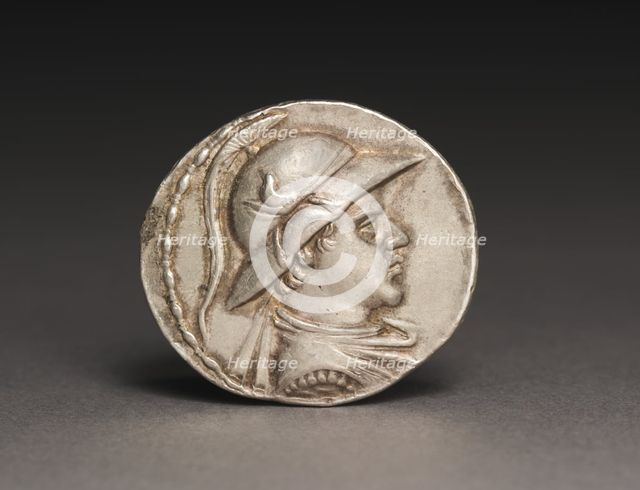 Coin of Eukratides I, 170-145 BC. Creator: Unknown.