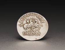 Coin of Eukratides I, 170-145 BC. Creator: Unknown