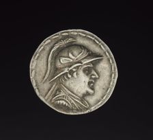 Coin of Eukratides I, 170-145 BC. Creator: Unknown