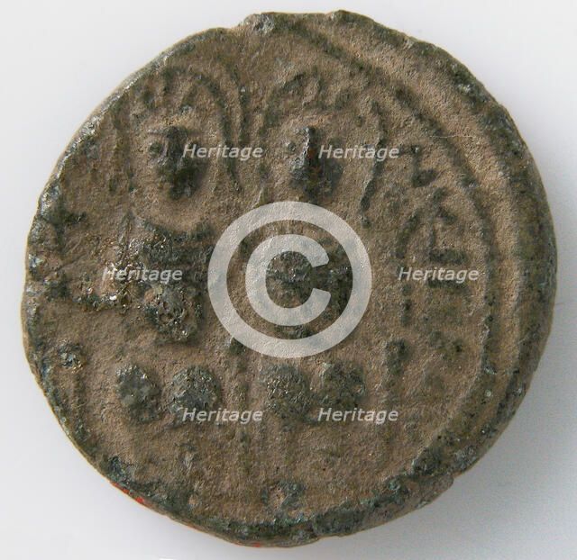 Coin of Justin II, Byzantine, 6th century (572-573). Creator: Unknown.