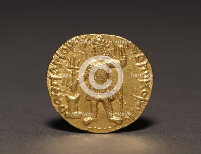 Coin of Kushan King Vasudeva I, c. AD 142/145-174/177. Creator: Unknown.