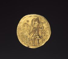 Coin of Kushan King Vasudeva II, 200s. Creator: Unknown