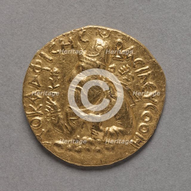 Coin of Kushan King Vima Kadphises, 100-200s. Creator: Unknown.