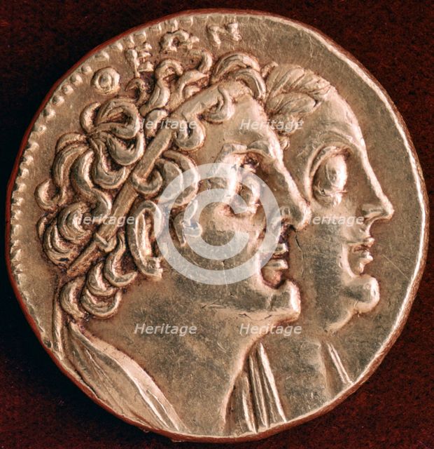 Coin of Ptolemy I and Berenice I, Ptolemaic kingdom of Egypt, 3rd century BC. Artist: Unknown
