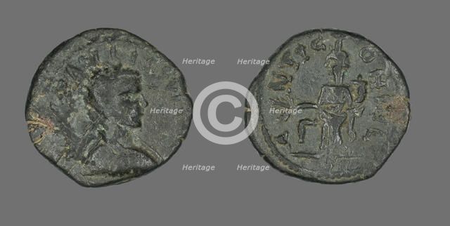 Coin Portraying an Emperor, (end of 3rd century BCE ?). Creator: Unknown.