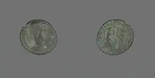 Coin Portraying Emperor Constans, 335-350 CE. Creator: Unknown