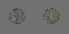 Coin Portraying Emperor Constans, 335-350 CE. Creator: Unknown