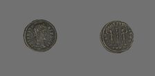 Coin Portraying Emperor Constans, 337-350. Creator: Unknown