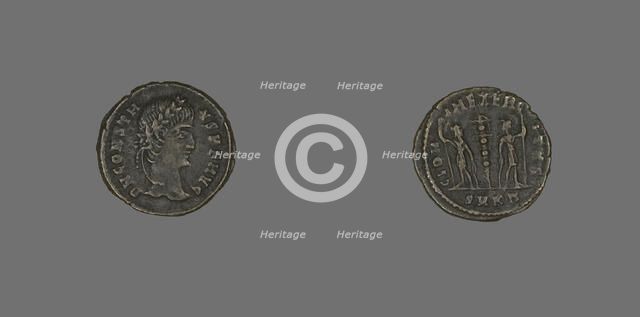 Coin Portraying Emperor Constans, 337-350. Creator: Unknown.