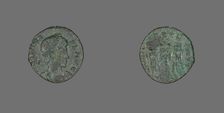 Coin Portraying Emperor Constans, after April 340. Creator: Unknown