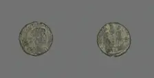Coin Portraying Emperor Constans or Emperor Constantius II, 324-361. Creator: Unknown