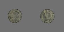 Coin Portraying Emperor Constans or Emperor Constantius II, 324-361. Creator: Unknown