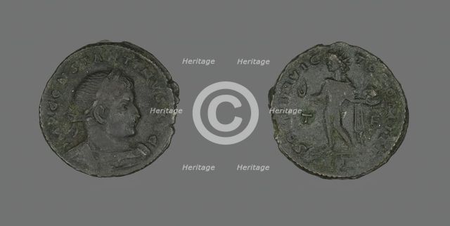Coin Portraying Emperor Constantine I, 307-337 AD. Creator: Unknown.