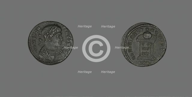 Coin Portraying Emperor Constantine I, 307-337. Creator: Unknown.
