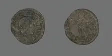 Coin Portraying Emperor Constantine I, 317 AD. Creator: Unknown