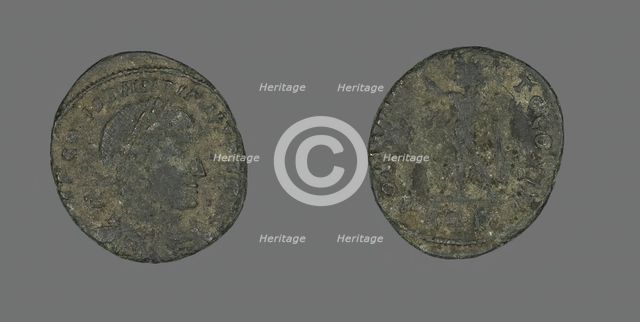 Coin Portraying Emperor Constantine I, 317 AD. Creator: Unknown.