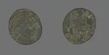 Coin Portraying Emperor Constantine I, 317 AD. Creator: Unknown