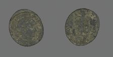 Coin Portraying Emperor Constantine I, 317 AD. Creator: Unknown