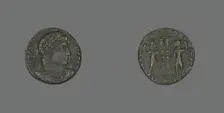 Coin Portraying Emperor Constantine I, 333-335. Creator: Unknown