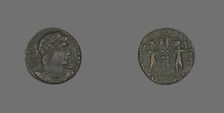 Coin Portraying Emperor Constantine I, 333-335. Creator: Unknown