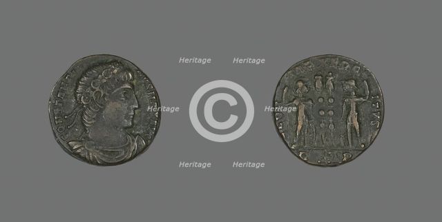 Coin Portraying Emperor Constantine I, 333-335. Creator: Unknown.
