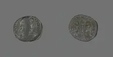Coin Portraying Emperor Constantine I, 336-337 AD. Creator: Unknown