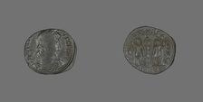 Coin Portraying Emperor Constantine I, 336-337 AD. Creator: Unknown