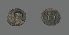Coin Portraying Emperor Constantine I, about 319-320 CE. Creator: Unknown