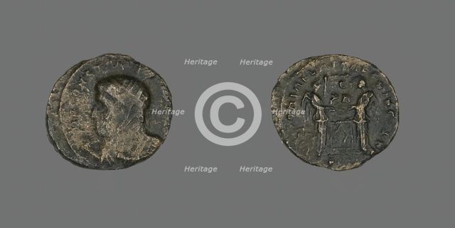Coin Portraying Emperor Constantine I, about 319-320 CE. Creator: Unknown.