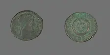 Coin Portraying Emperor Constantine I, AD 321. Creator: Unknown