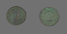 Coin Portraying Emperor Constantine I, AD 321. Creator: Unknown