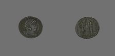 Coin Portraying Emperor Constantine II, 317-337. Creator: Unknown