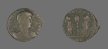 Coin Portraying Emperor Constantine II, 324-361. Creator: Unknown
