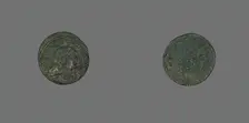 Coin Portraying Emperor Constantine II, 324-337. Creator: Unknown