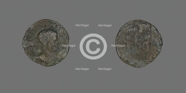 Coin Portraying Emperor Constantine II Caesar, 330-336. Creator: Unknown.