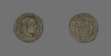 Coin Portraying Emperor Constantine II Caesar, 333-334. Creator: Unknown