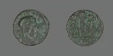 Coin Portraying Emperor Constantine II, before 337. Creator: Unknown