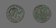 Coin Portraying Emperor Constantine II, before 337. Creator: Unknown